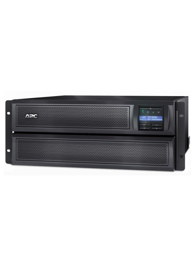 اي بي سي SMX3000HV | مزوّد طاقة غير منقطع من APC طراز Smart-UPS X بقدرة 3000 فولت-أمبير، عمق قصير، يعمل على 200-240 فولت، مزوّد بشاشة LCD، للاستخدام كراك أو برج - Image 3